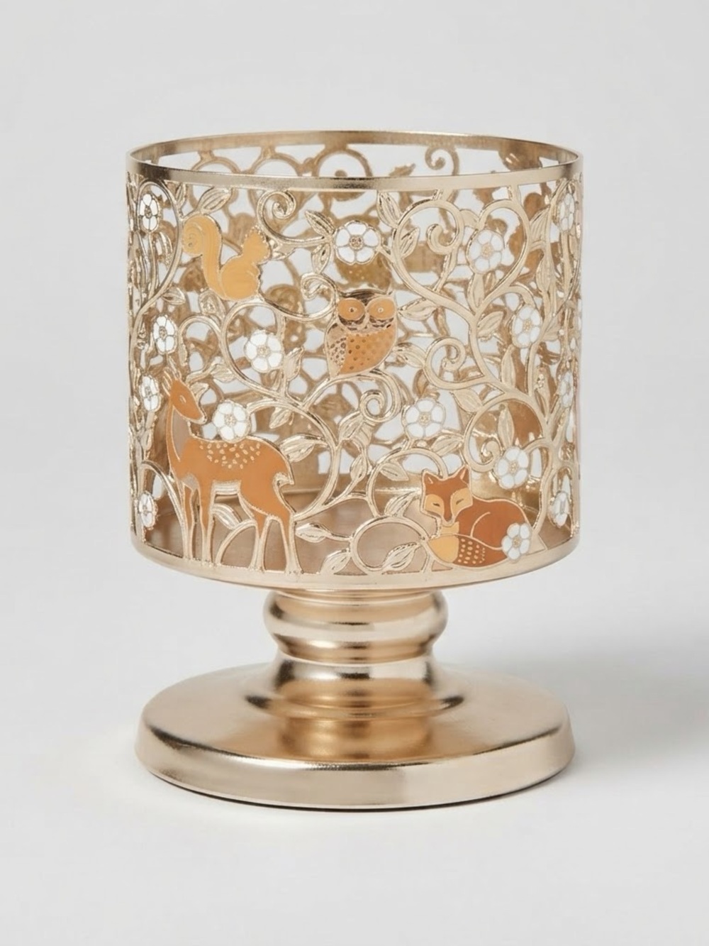 Bath & Body Works Woodland Animals 3 Wick Candle Holder Sleeve
